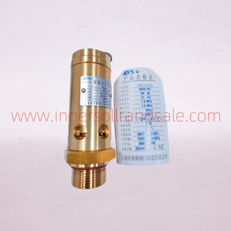 23443690 Ingersoll Rand Screw Air Compressor Genuine Parts Safety Valve