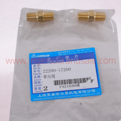 22200-17200 Fusheng Airman Mobile Air Compressor Genuine Parts Check Valve