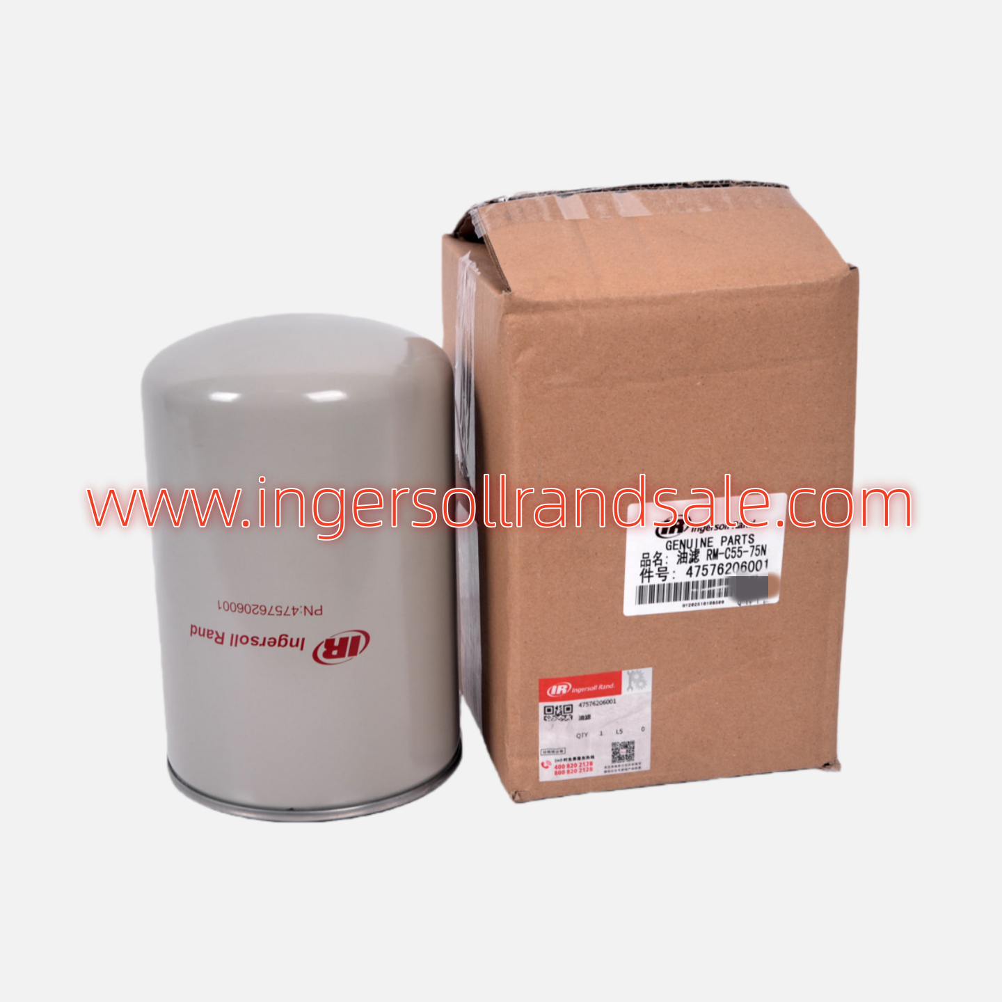 47576206001 Ingersoll Rand Screw Air Compressor Genuine Parts Oil Filter