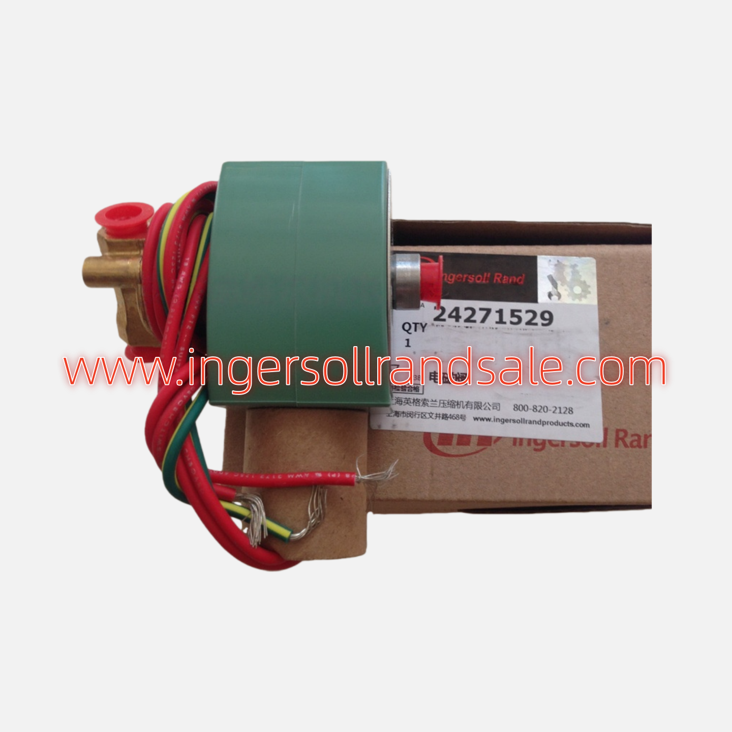 39583943=23446750=24271529 Ingersoll Rand Screw Air Compressor Genuine Parts Solenoid Valve