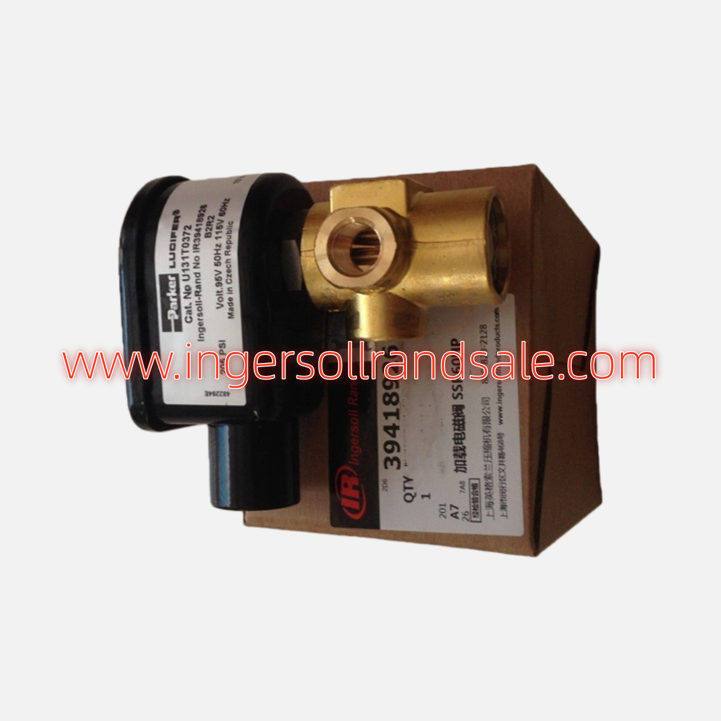 39418926=42552950 Ingersoll Rand Screw Air Compressor Genuine Parts Solenoid Valve