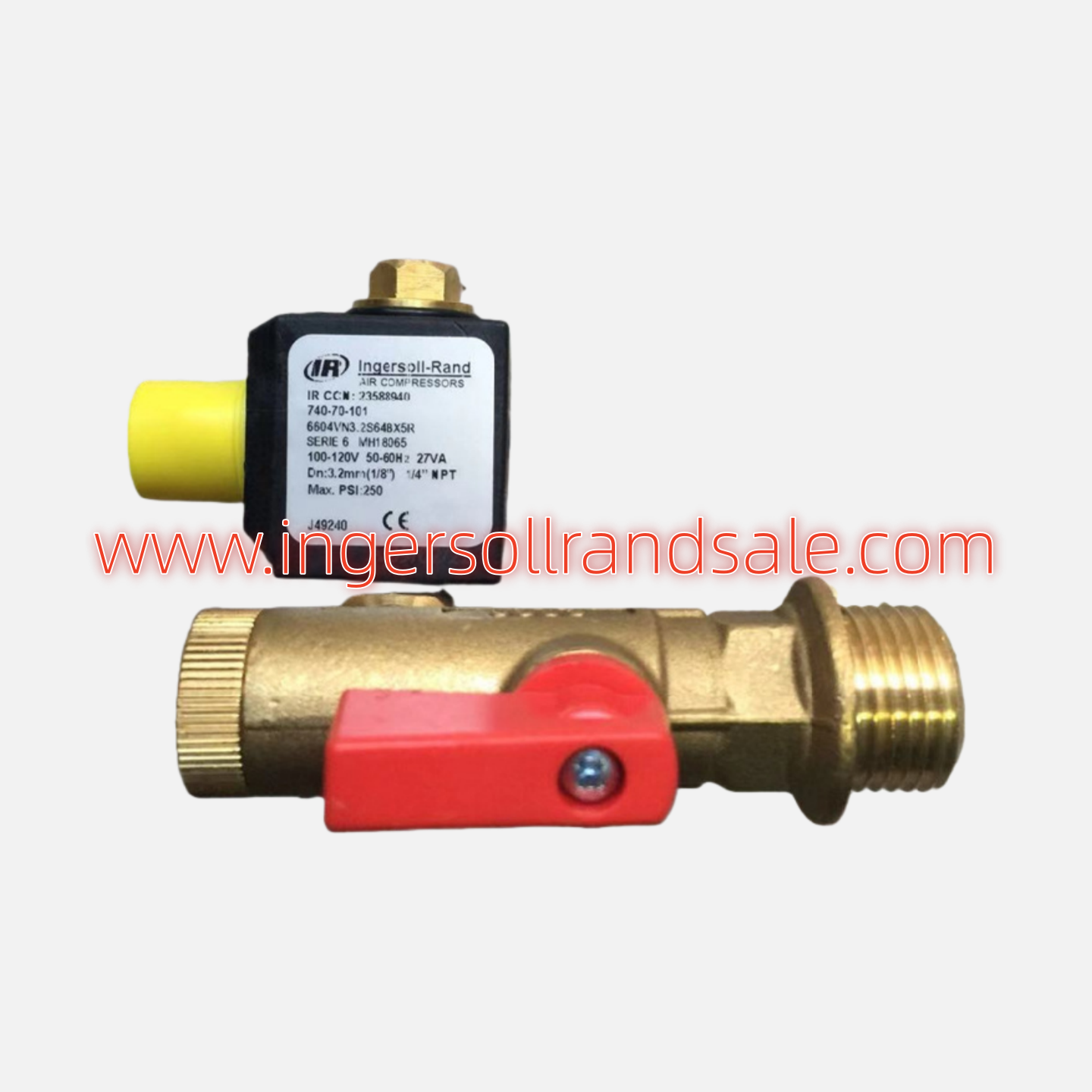 23588940 Ingersoll Rand Screw Air Compressor Genuine Parts Solenoid Valve