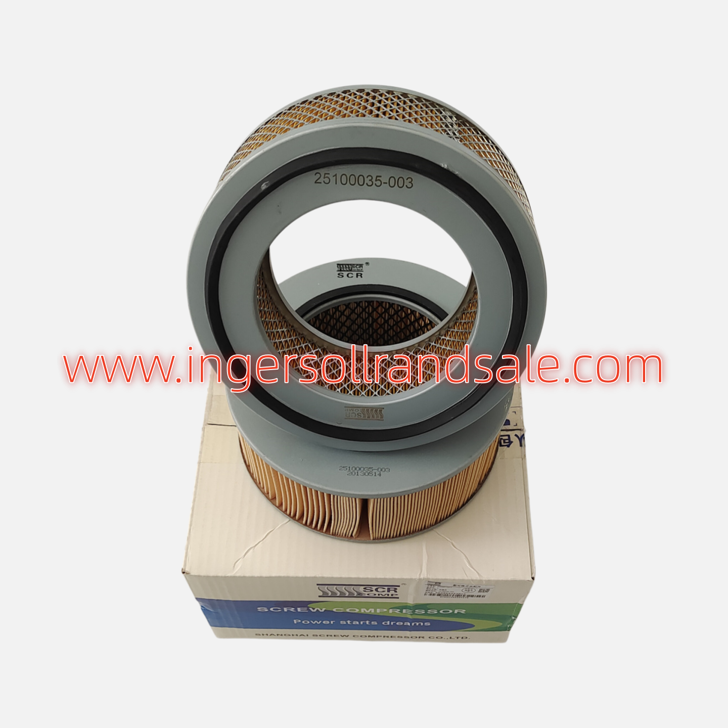 25100035-003 SCR Screw Air Compressor Genuine Parts Air Filter