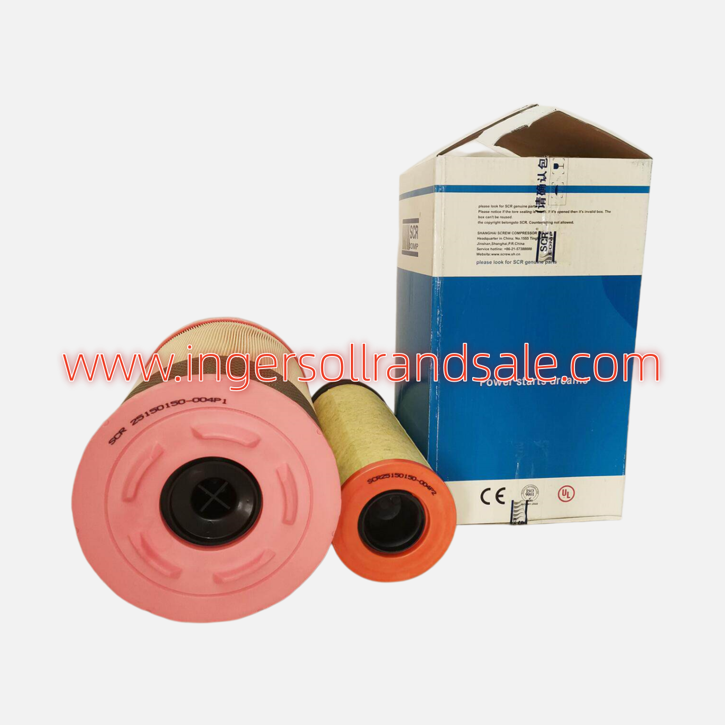 25150150-004P1/25150150-004P2 SCR Screw Air Compressor Genuine Parts Air Filter