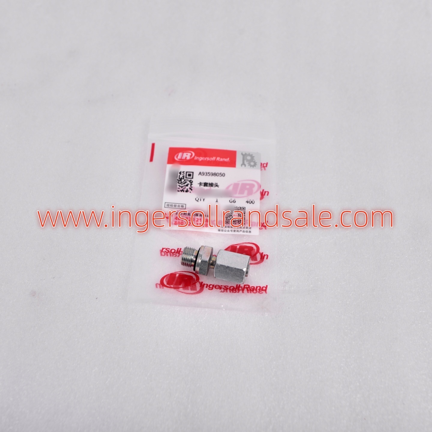 A93598050 Ingersoll Rand Screw Air Compressor Genuine Parts Ferrule fitting