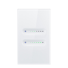 WiFi/ZigBee touch dimmer switch glass panel US standard voice APP remote control TUYA smart