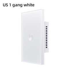 ZigBee/WiFi smart switch 2.5D recessed model 120 US standard 1/2/3/4/way touch wall TUYA