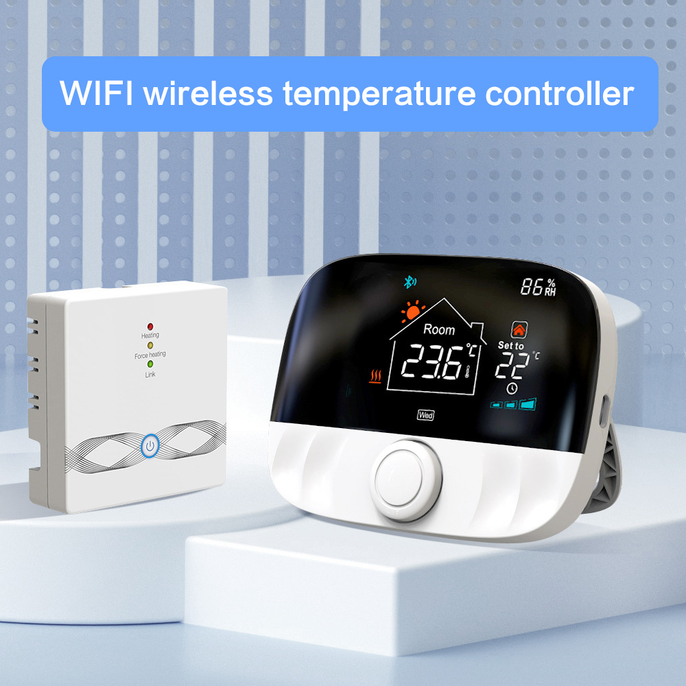 WiFi wireless thermostat RF433 water heating gas boiler thermostat supports Alexa Google Tuya