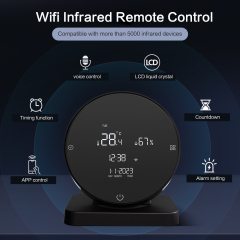 WiFi smart temperature and humidity IR infrared remote control two-in-one temperature and humidity sensor remote monitoring TUYA