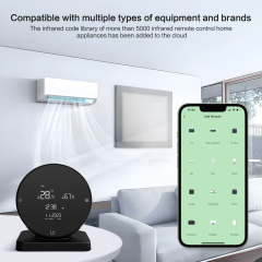 WiFi smart temperature and humidity IR infrared remote control two-in-one temperature and humidity sensor remote monitoring TUYA