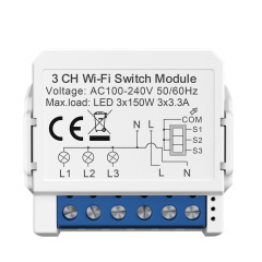 WiFi switch 1/2/3/4-way dual control light switch mini module remote control intelligent TUYA