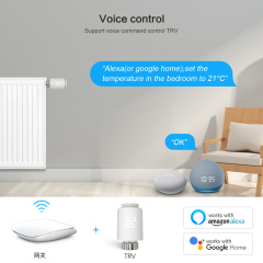 Tuya Zigbee smart radiator valve smart temperature control valve mobile APP control smart temperature controller