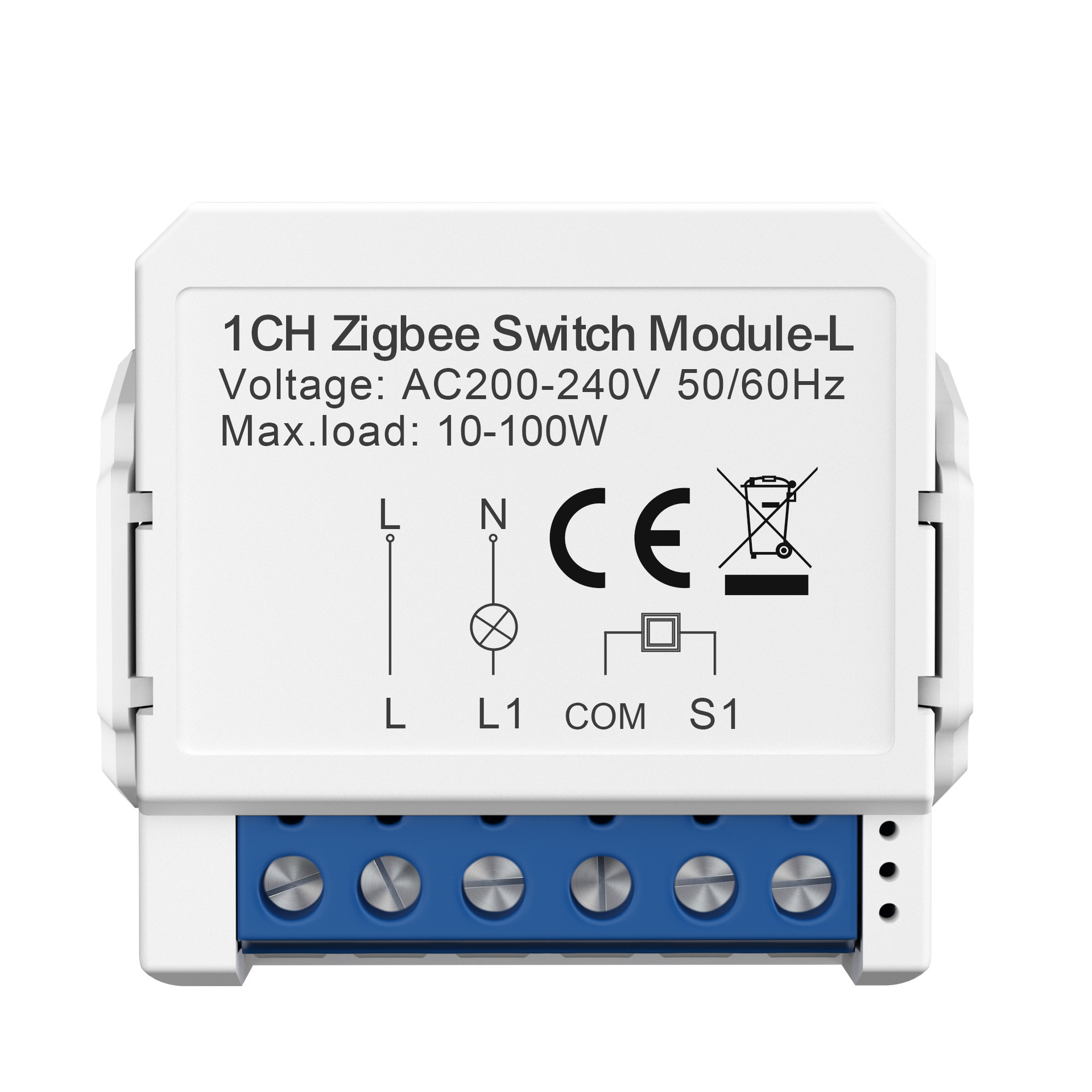 ZigBee  single fire breaker 1/2/3/way light switch mini circuit breaker switch Tuya