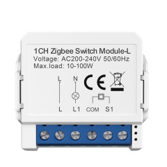 ZigBee  single fire breaker 1/2/3/way light switch mini circuit breaker switch Tuya