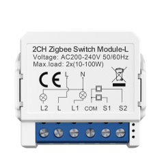 ZigBee  single fire breaker 1/2/3/way light switch mini circuit breaker switch Tuya