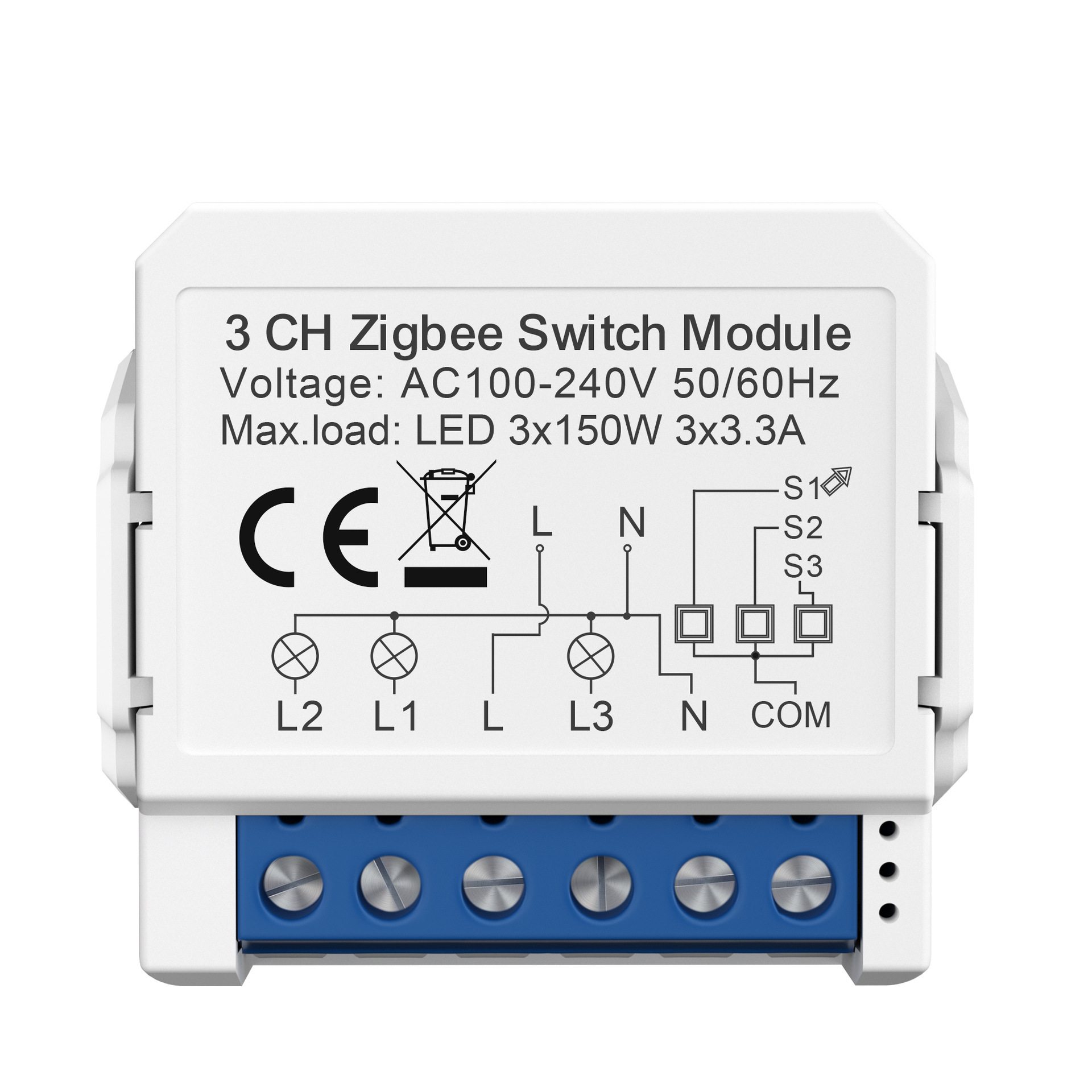 ZigBee breaker 1/2/3/4-way dual-control switch mini module remote control Tuya intelligent circuit breaker Tuya