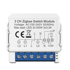 ZigBee breaker 1/2/3/4-way dual-control switch mini module remote control Tuya intelligent circuit breaker Tuya