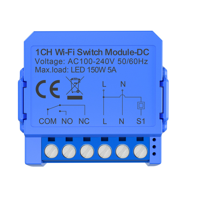 Tuya WIFI/ZigBee zero-contact dry connection 12 24VDC low-voltage intelligent switch on-off device
