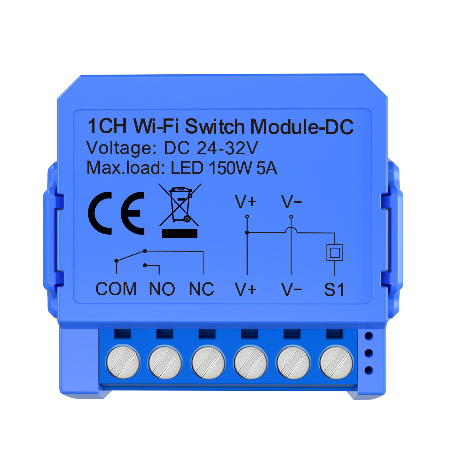 Tuya WIFI/ZigBee zero-contact dry connection 12 24VDC low-voltage intelligent switch on-off device