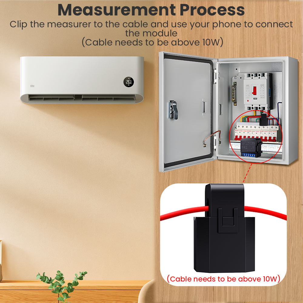 Wifi/ZigBee switch module Smart living electricity meter Wifi smart electricity meter 80A Wifi electricity meter power monitoring module