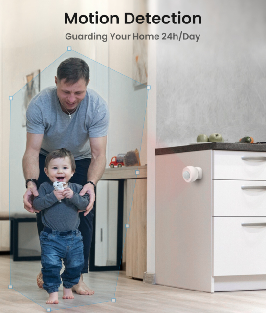 Tuya smart ZigBee detects motion and sends alerts Tuya smart ZigBee wireless PIR motion sensor