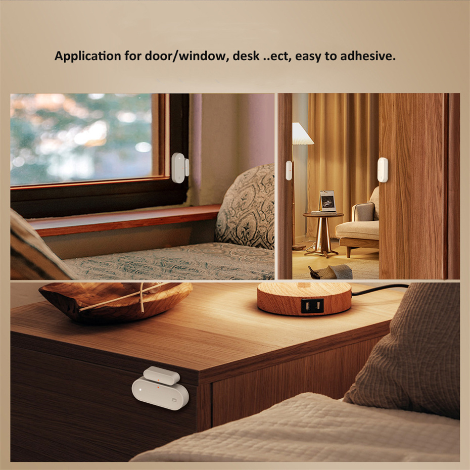 Zigbee smart door sensors Window sensors Real-time detection Switch door sensors