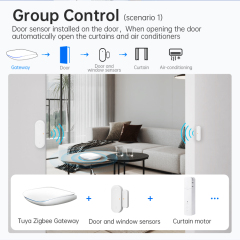 Smart ZigBee+ Bluetooth dual-mode wireless gateway Smart home device linkage remote APP control