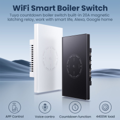 Tuya Wifi smart glass panel smart water heater switch