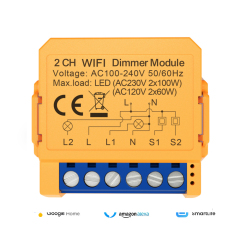 WiFi/ZigBee dimming on-off device 1/2-way cassette smart switch lighting module