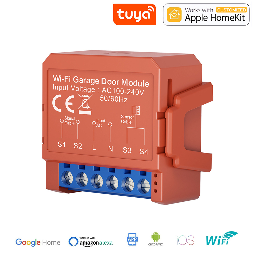 Tuya smart WiFi garage door module timing garage flap rolling shutter door intelligent switch on and off device