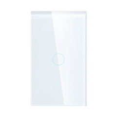 HomeKit WiFi Smart Wall Touch Switch Light Switch Glass Panel Wireless Remote Control with Timer Function Support Apple HomeKit, Amazon Alexa and Google Assistant No hub required