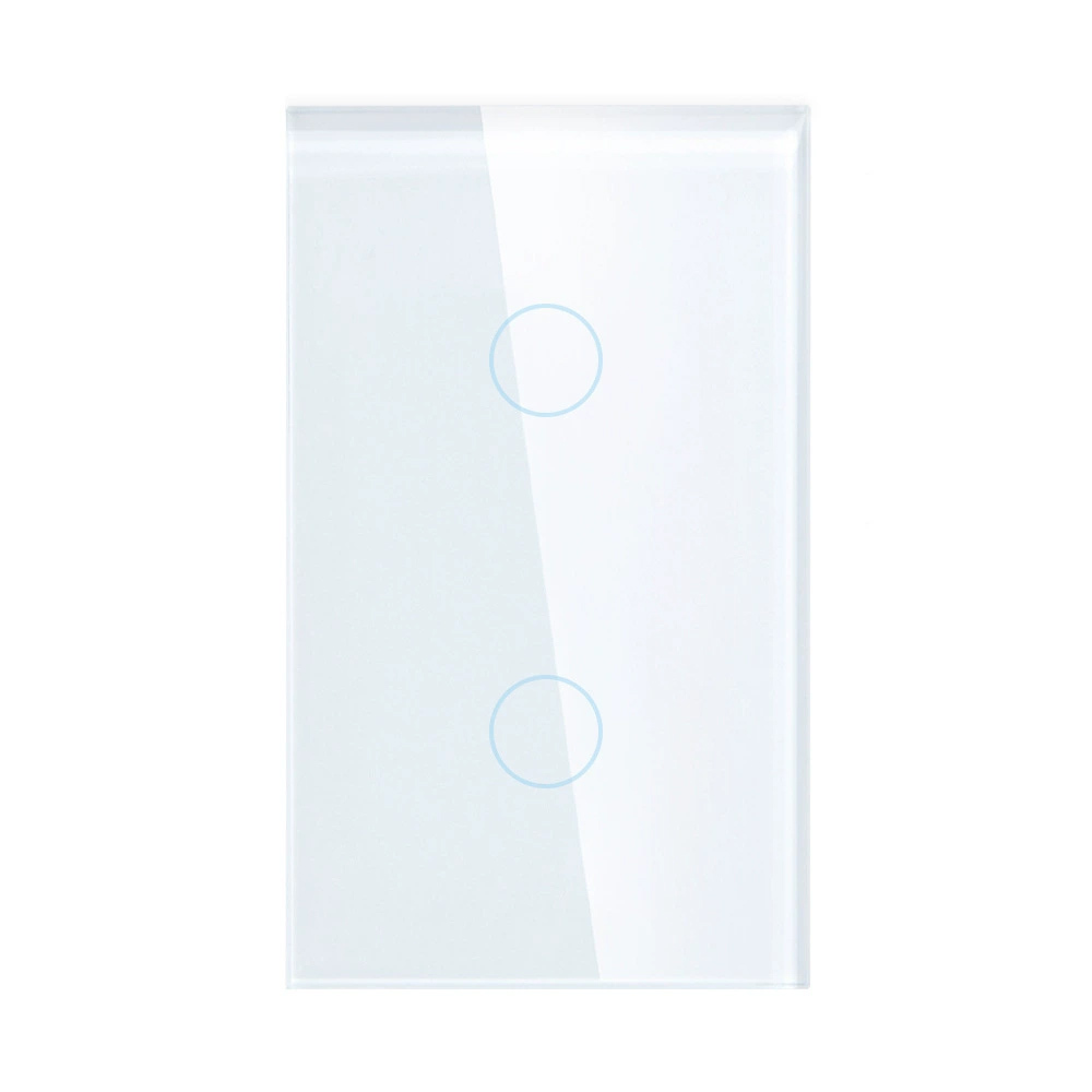 HomeKit WiFi Smart Wall Touch Switch Light Switch Glass Panel Wireless Remote Control with Timer Function Support Apple HomeKit, Amazon Alexa and Google Assistant No hub required