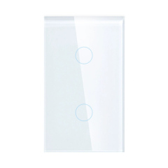 HomeKit WiFi Smart Wall Touch Switch Light Switch Glass Panel Wireless Remote Control with Timer Function Support Apple HomeKit, Amazon Alexa and Google Assistant No hub required
