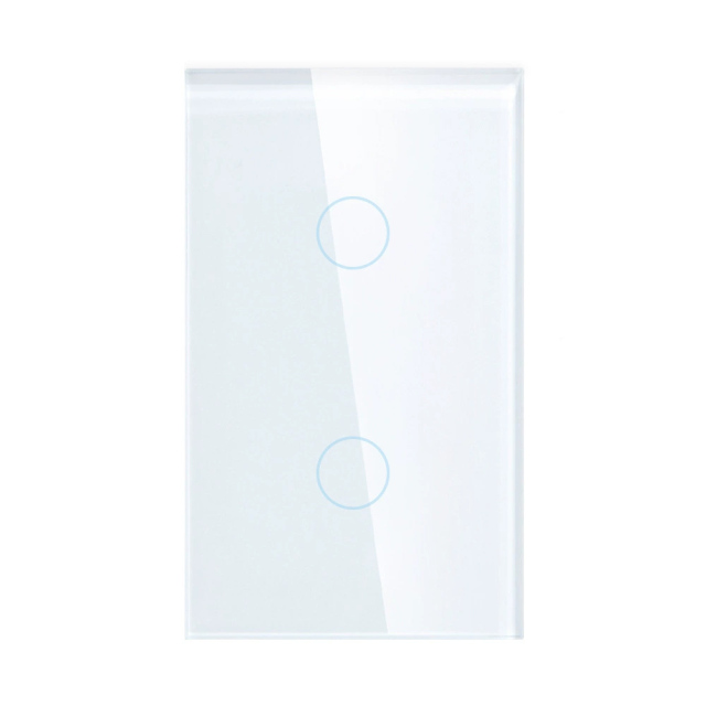 HomeKit WiFi Smart Wall Touch Switch Light Switch Glass Panel Wireless Remote Control with Timer Function Support Apple HomeKit, Amazon Alexa and Google Assistant No hub required