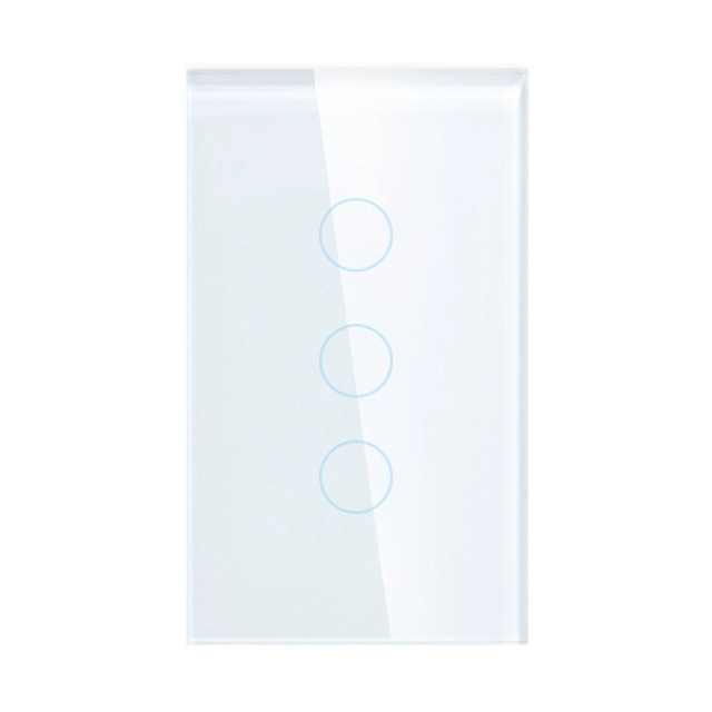 HomeKit WiFi Smart Wall Touch Switch Light Switch Glass Panel Wireless Remote Control with Timer Function Support Apple HomeKit, Amazon Alexa and Google Assistant No hub required