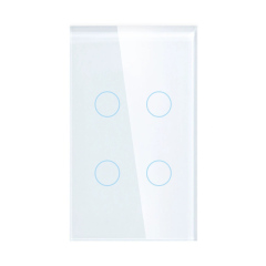 HomeKit WiFi Smart Wall Touch Switch Light Switch Glass Panel Wireless Remote Control with Timer Function Support Apple HomeKit, Amazon Alexa and Google Assistant No hub required