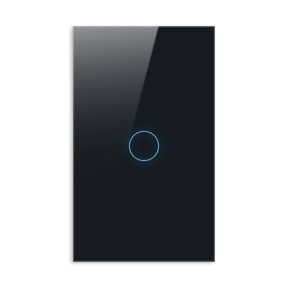 HomeKit WiFi Smart Wall Touch Switch Light Switch Glass Panel Wireless Remote Control with Timer Function Support Apple HomeKit, Amazon Alexa and Google Assistant No hub required