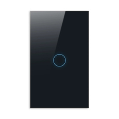 HomeKit WiFi Smart Wall Touch Switch Light Switch Glass Panel Wireless Remote Control with Timer Function Support Apple HomeKit, Amazon Alexa and Google Assistant No hub required