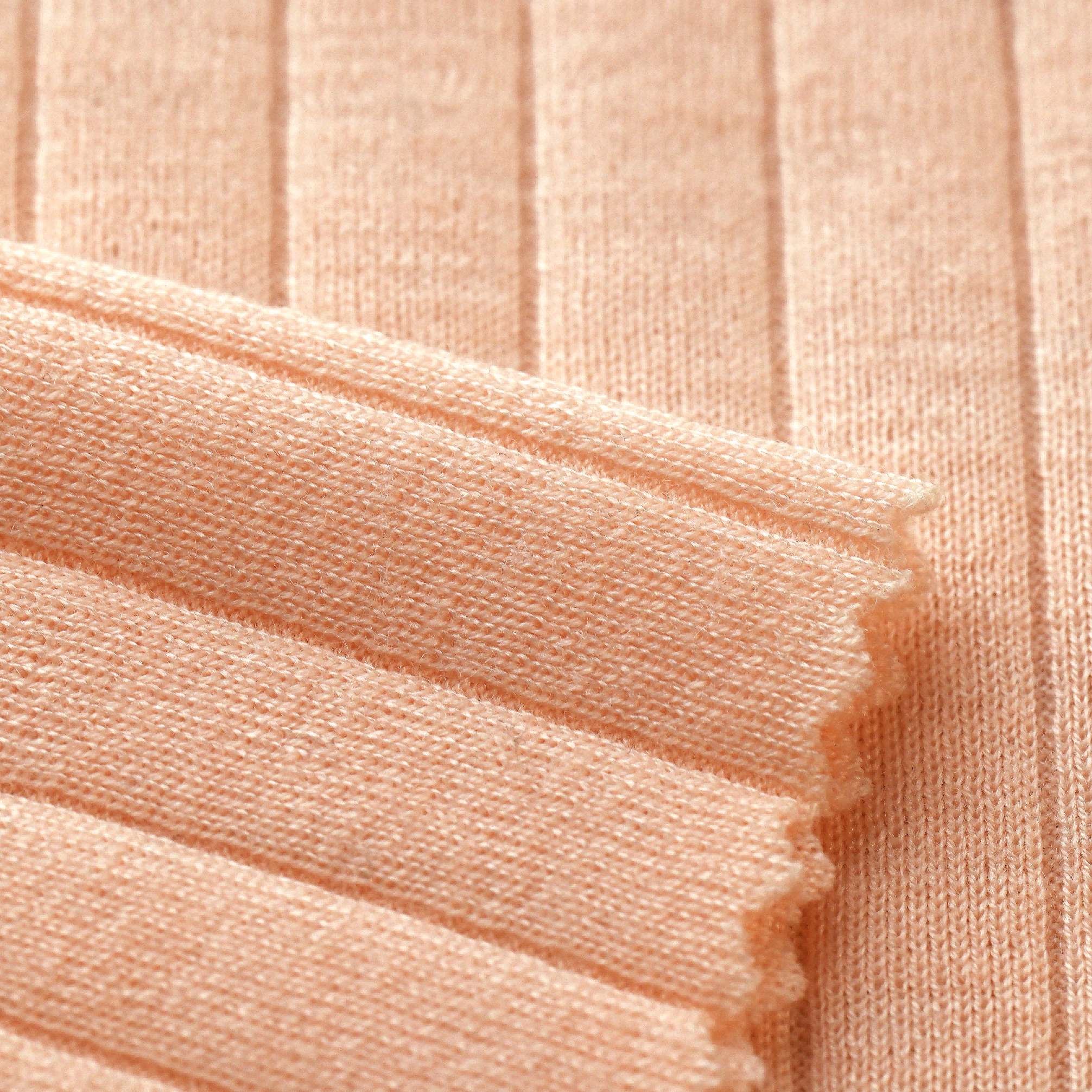Soft Ribbed Merino Wool Stretch Fabric | High Elasticity & Warmth,Soft Ribbed Merino Wool Stretch Fabric | High Elasticity & Warmth