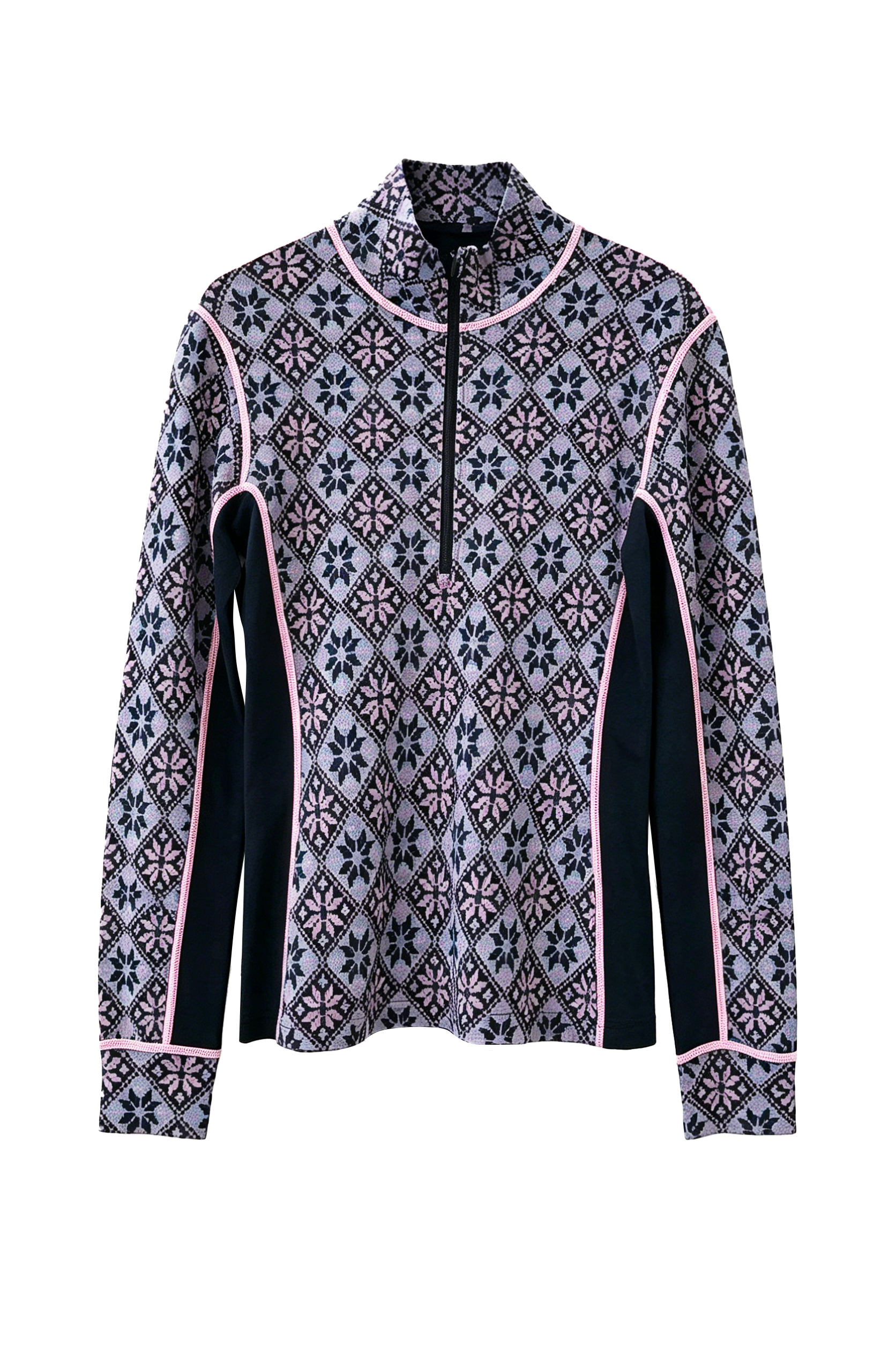 Pure Merino Wool Quarter-Zip Sports Pullover | Breathable Outdoor Wave Jacquard Activewear,Pure Merino Wool Quarter-Zip Sports Pullover | Breathable Outdoor Wave Jacquard Activewear