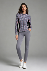 Pure Merino Wool Quarter-Zip Sports Pullover | Breathable Outdoor Wave Jacquard Activewear,Pure Merino Wool Quarter-Zip Sports Pullover | Breathable Outdoor Wave Jacquard Activewear