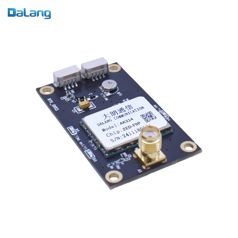 ZED-F9P chip module, high-precision GNSS module, RTK differential positioning board, multi band positioning module, multi constellation support for unmanned aerial vehicle precise control, mobile robot navigation