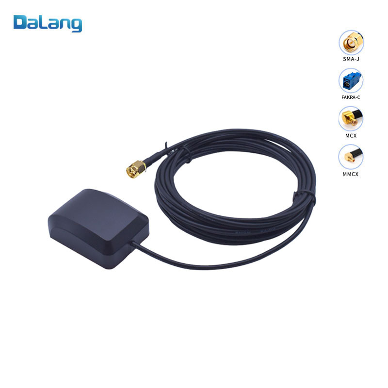 GPS antenna SMA straight head 3-meter monitoring navigator antenna vehicle positioning single Beidou antenna fast satellite reception