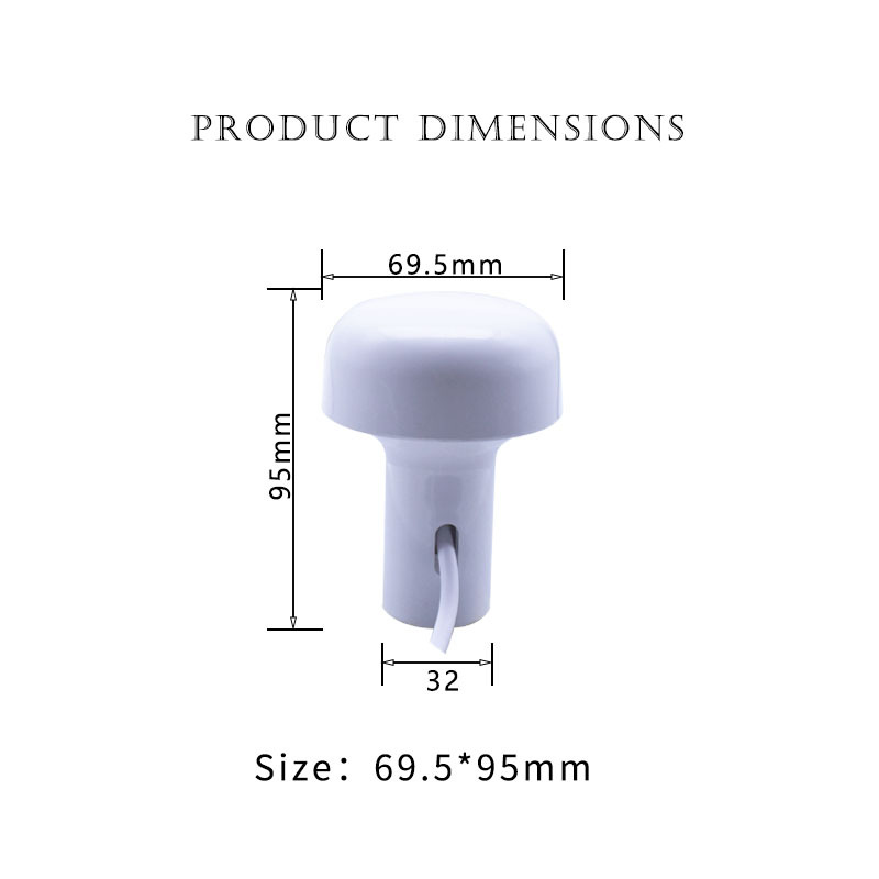 GPS Beidou 10 meter clock mushroom head antenna receiver with strong signal, high performance and high accuracy
