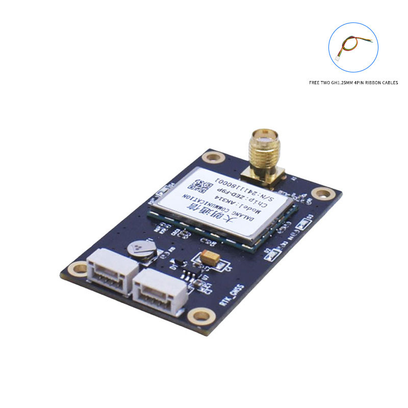ZED-F9P chip module, high-precision GNSS module, RTK differential positioning board, multi band positioning module, multi constellation support for unmanned aerial vehicle precise control, mobile robot navigation