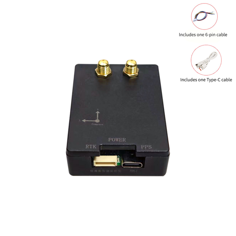 UM982 IST8310 Full Frequency Anti Interference GNSS GPS RTK Board Module Dual Antenna Direction Finding
