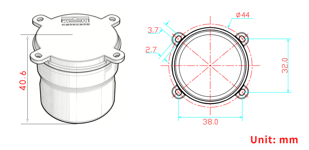Full System Beiyun M21 IST8310 GNSS/GPS RTK Module IMU Inertial Navigation, Remains Accurate Despite Short-Term Blockage