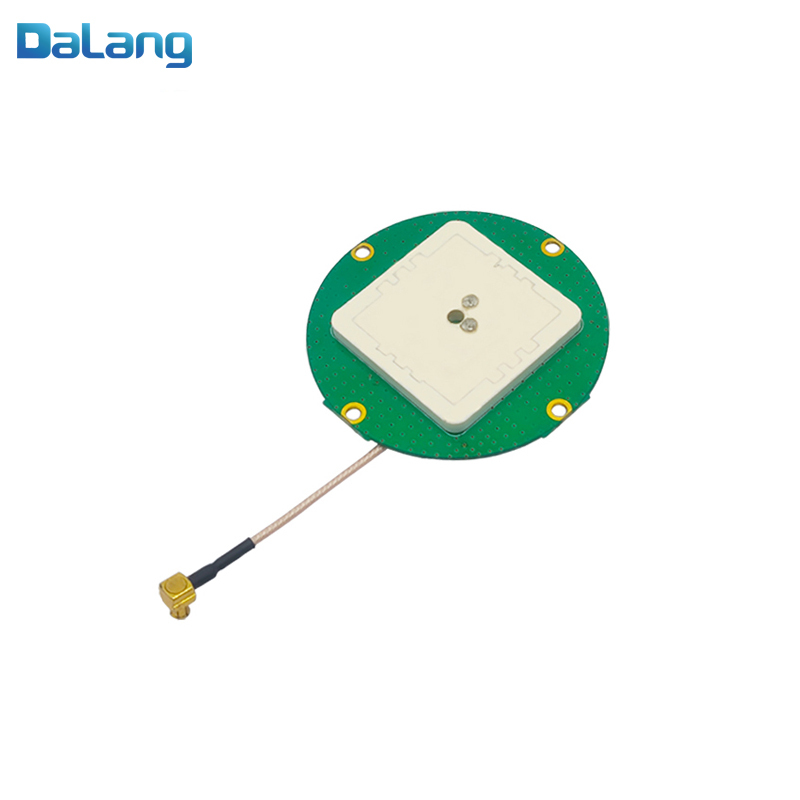L1 doubly fed sub meter low-power GNSS/GPS ceramic antenna for vehicle/drone