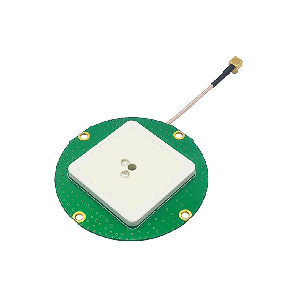 L1 doubly fed sub meter low-power GNSS/GPS ceramic antenna for vehicle/drone