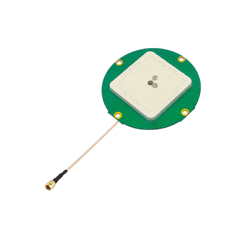 L1 doubly fed sub meter low-power GNSS/GPS ceramic antenna for vehicle/drone